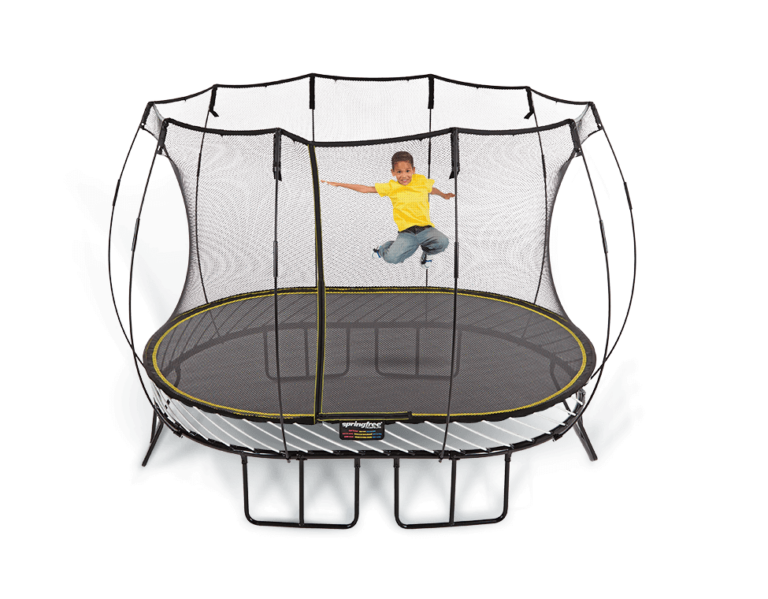 MEDIUM OVAL SPRINGFREE TRAMPOLINE Wood Kingdom West
