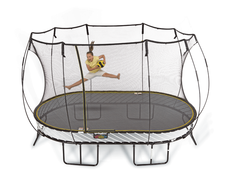 LARGE OVAL SPRINGFREE TRAMPOLINE Wood Kingdom West