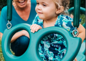 playset kid and parent