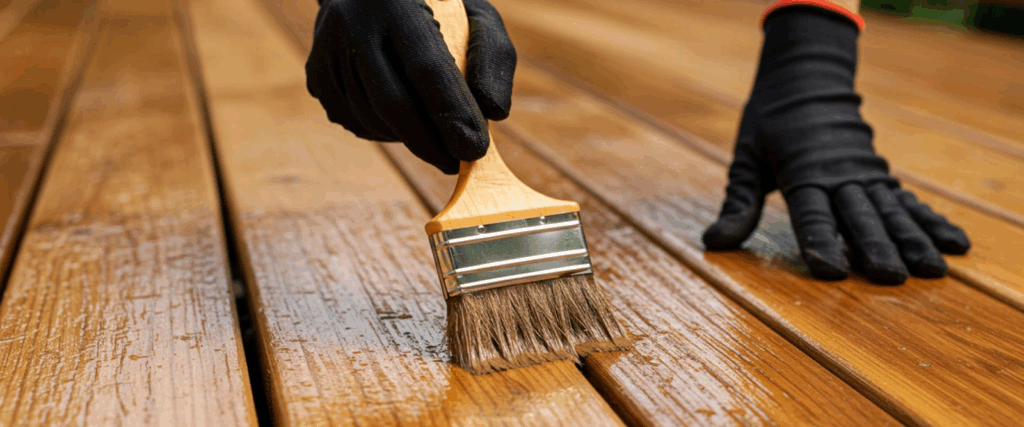 Backyard deck cleaning, deck maintenance tips, wood deck care
