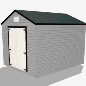 8x10 Deluxe A-Frame Vinyl Shed (1 In Stock)