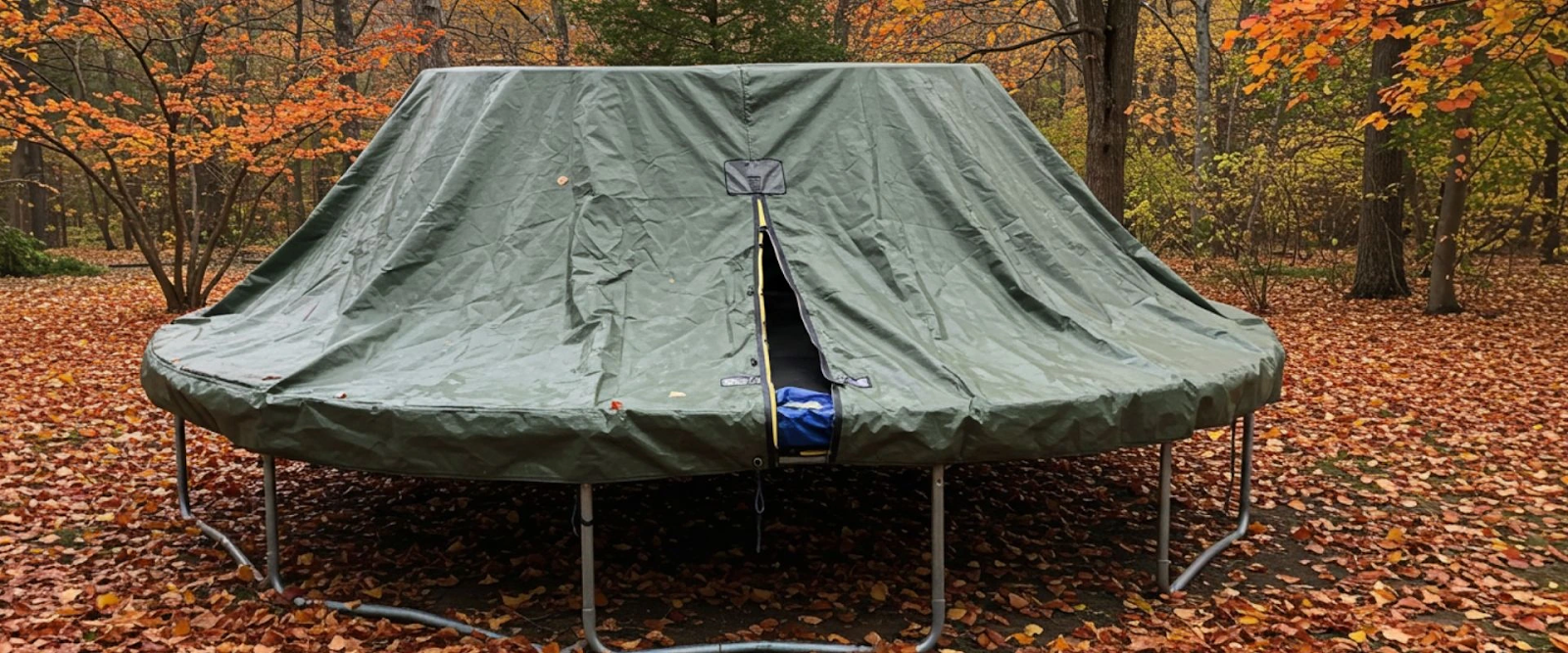 Trampoline winter care