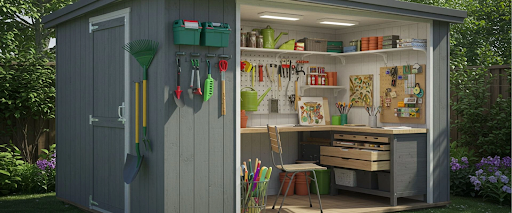Small shed space-saving tips