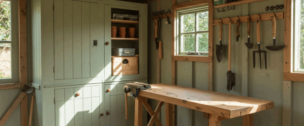 Shed organization ideas