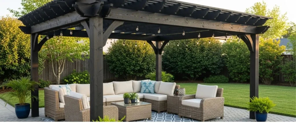 anchor a pergola to pavers