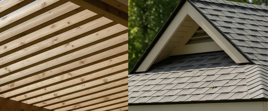 difference between pergola and pavilion
