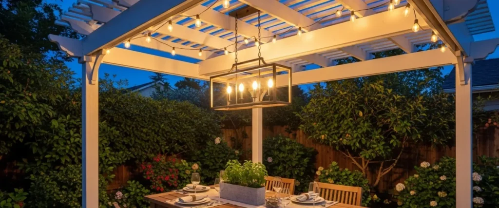 pergola ideas dining area