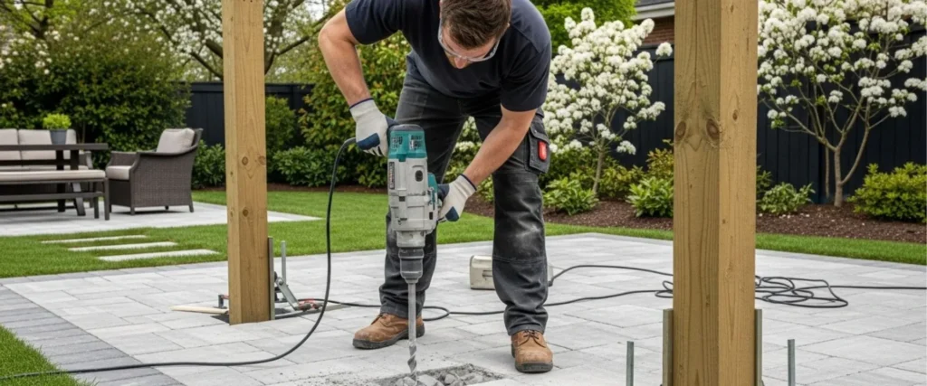 pergola wind protection