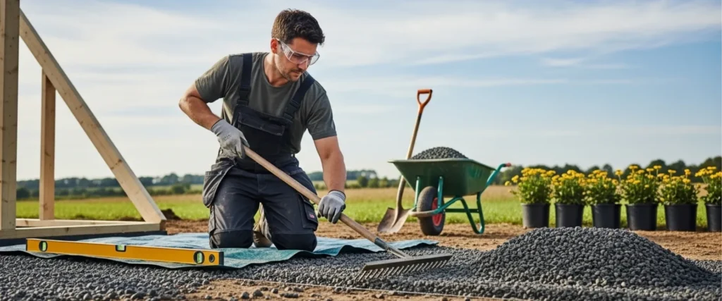 shed site preparation