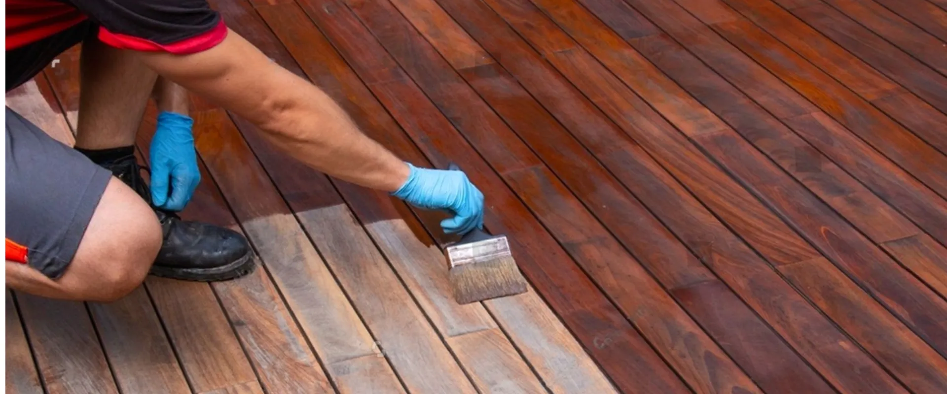 how to stain a deck properly