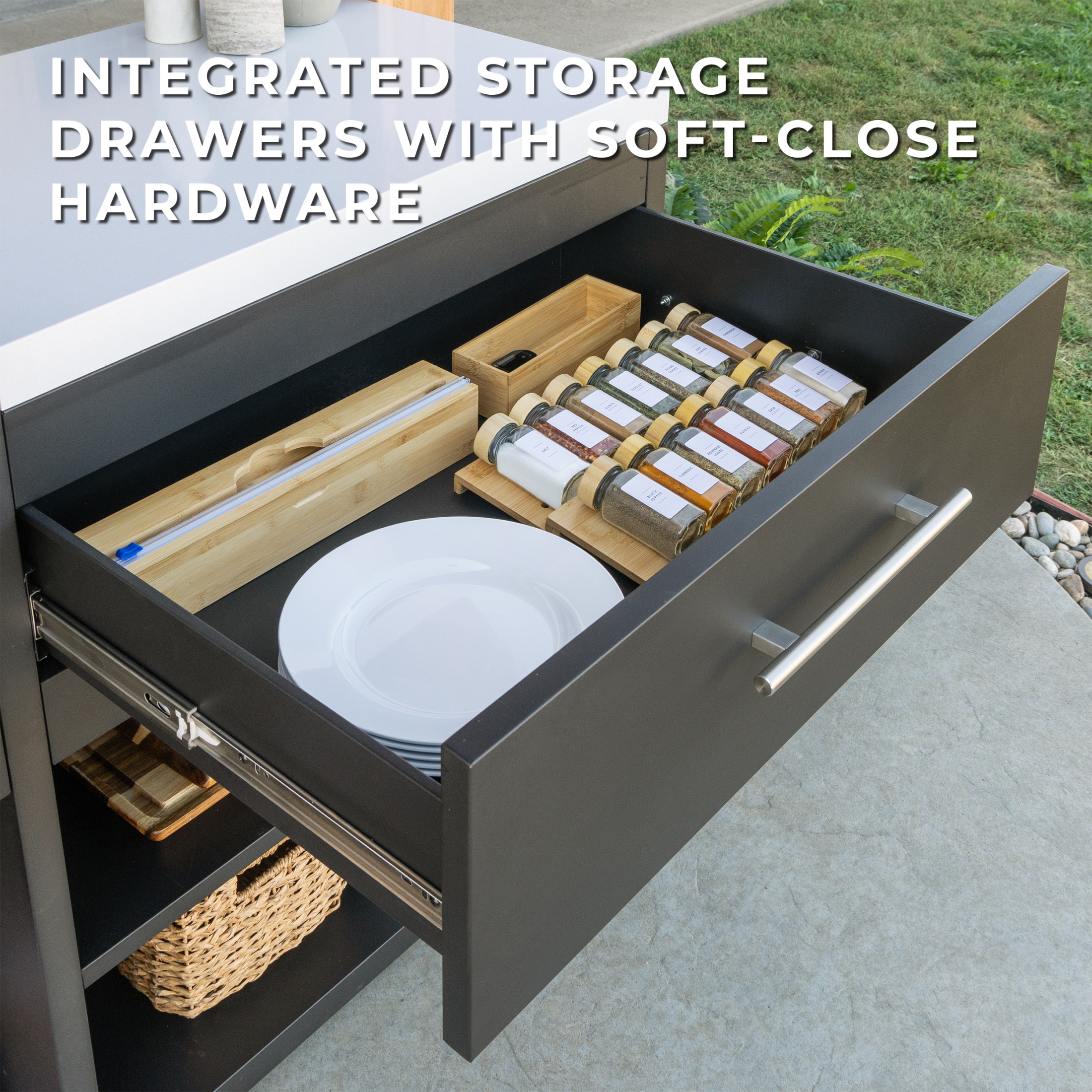 Timber Rock Outdoor Cook Station with Argentine Grill - Image 12