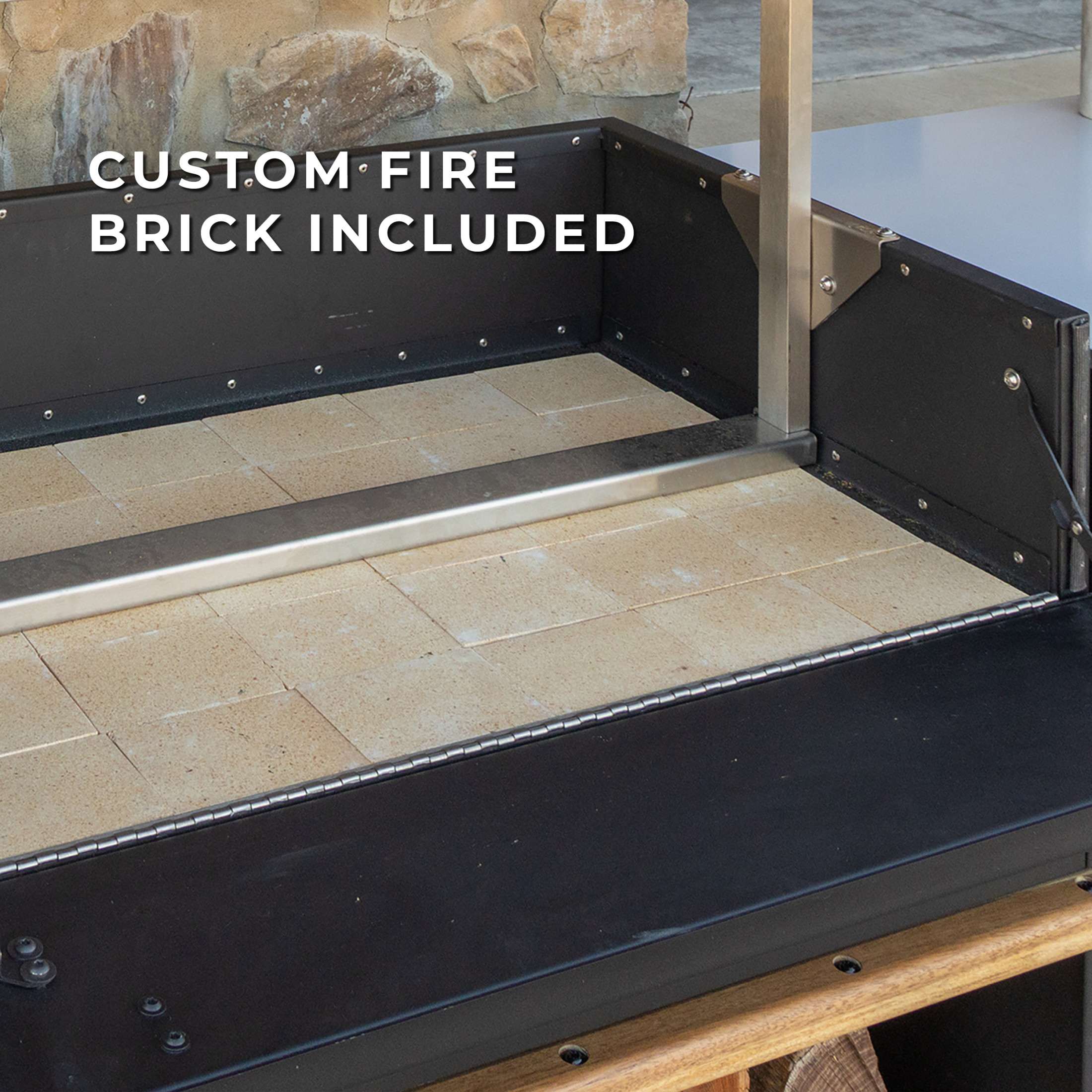 Timber Rock Outdoor Cook Station with Argentine Grill - Image 17