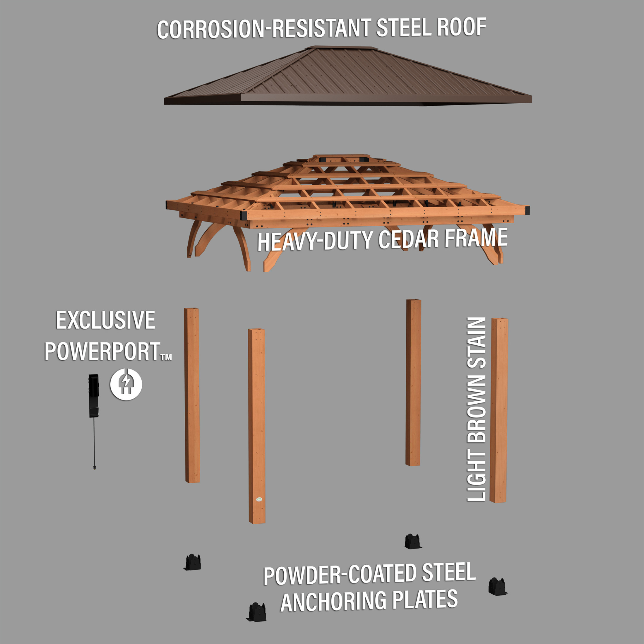 12x10 Barrington Gazebo - Image 7