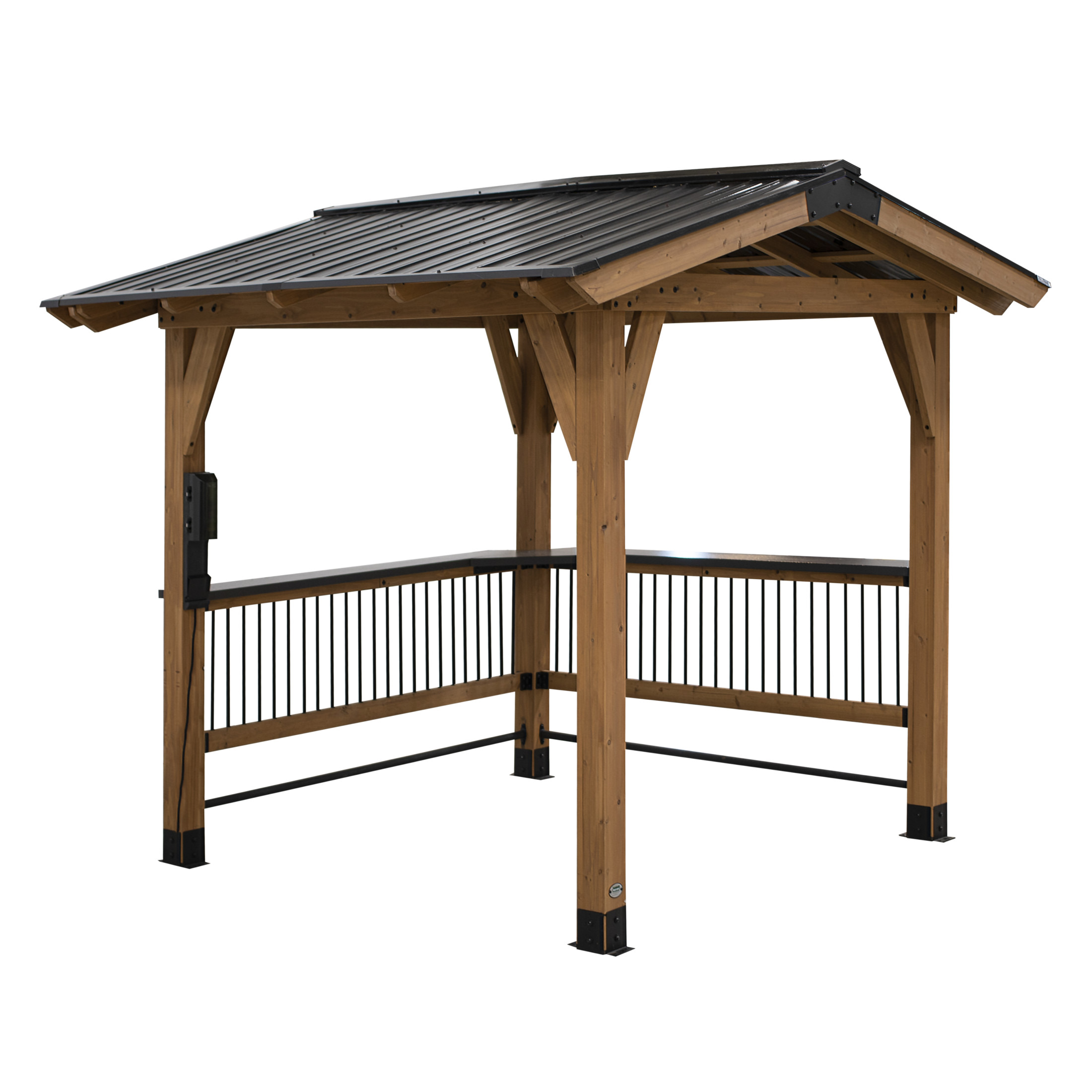 Granada Grill Gazebo with Outdoor Bar - Image 17
