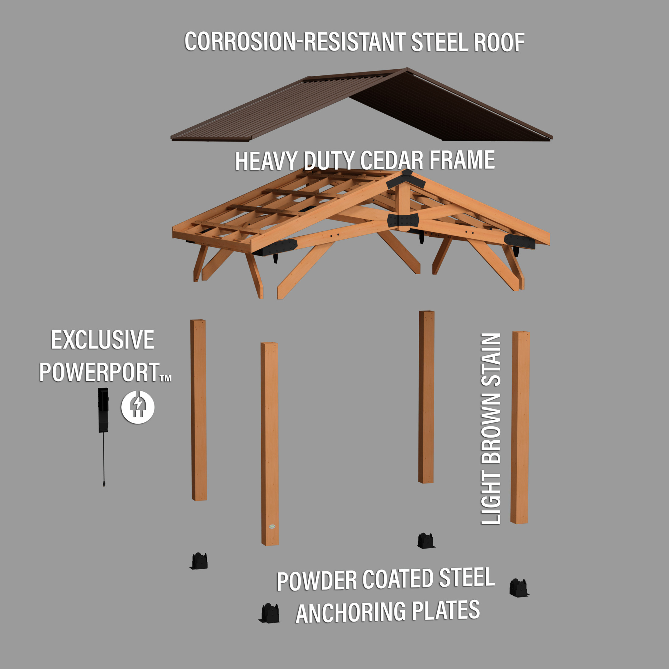 12x10 Norwood Gazebo - Image 2
