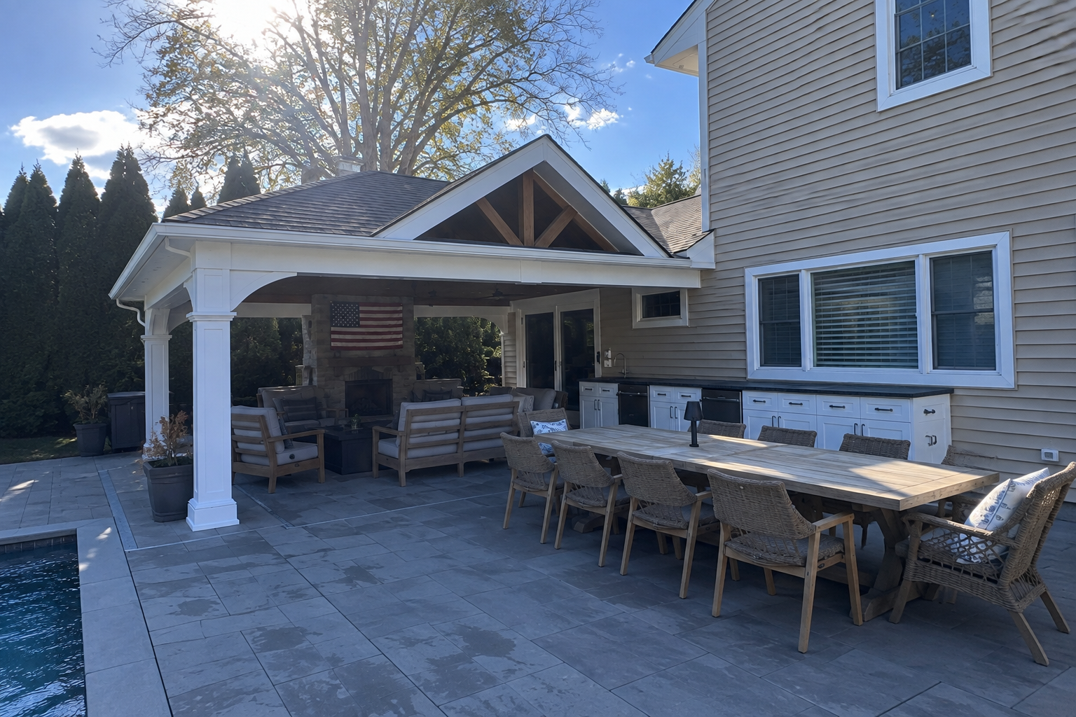Wood Kingdom outdoor living structure